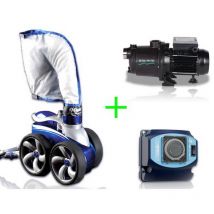 Polaris - Robot piscine hydraulique 3900S avec surpresseur 1,5CV mono + coffret électrique