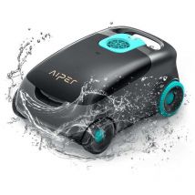 Aiper - Scuba E1 Robot Piscina Senza Fili Ultra-Fine Doppia Filtrazione, 100-130 Minuti Autonomia, Sistema Tri-Motore Aspirapolvere Piscina, 2-3 Ore
