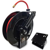 Reelworks - robusto tubo aria ibrido 3/8 x 20 m 300PSI+Supporto a parete