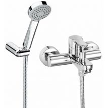 Roca - L20 - Miscelatore per vasca da bagno con accessori, cromo A5A0109C02