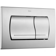 Roca - active 52-B two-touch Matt chrome flush plate (A8901150B2)