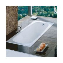 Contesa Eco Rectangular Steel Bath 1700mm x 700mm 2 Tap Holes (inc Leg Set) - Roca