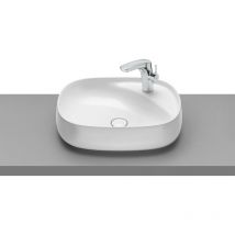 Roca - Lavabo de fineceramic de sobre encimera Color: Blanco - Medidas: 585x455x160 mm