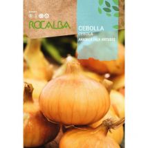 ROCALBA SEMILLAS CEBOLLA AMARILLA PAJA VIRTUDES 25 gr, Pack 5 Sobres