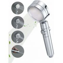 Rociador de ducha con filtro de carbón activado. Ducha de mano giratoria 360°. Rociador de ducha que ahorra agua y aumenta la presión. Teleducha de 3