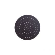 Ramon Soler - Rociador de Ducha Redondo Ultraslim de Ø250mm Negro Mate - Negro