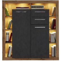 Trendteam - calicosy - Buffet haut 2 portes, 2 tiroirs et 8 niches L121 cm - gwendolyn