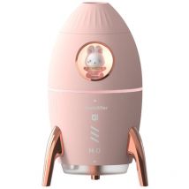 Luftbefeuchter Rocket Jellyfish USB 350ML – Nano-Nebel – Stille Befeuchtung – Farbwechselndes Nachtlicht – Heizung & Sanitär