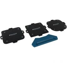 Gabarits d'angle pour défonceuse, 4 pcs Rayon de 1/8 - 1'