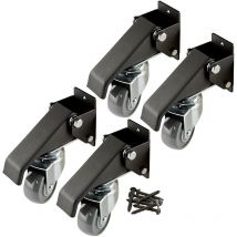 Rockler - Roues amovibles d'établi, 4 pcs 400 livres
