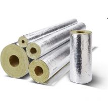 Alu-Heizungsrohrschale RS800 18mm x Dämmdicke 20mm, per Meter - Rockwool