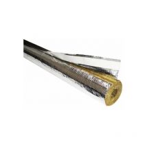 Rohr Isolierung 100% Rohrschale alukaschiert Rohrisolierung 18 x 20mm 1m - Rockwool