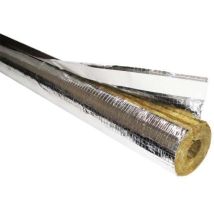 Rockwool - Rohr Isolierung 100% Rohrschale Alukaschiert Rohrisolierung 35 X 30mm 1m