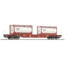 6600077 Carrello porta container H0 di ebb/rcw - Roco