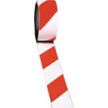 Rocol - Bodenmarkierungsband Easy Tape pvc rot/weiß L.33m B.50mm Rl.