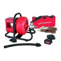 Rothenberger - Máquina de limpieza de tubo inalámbrico Varioclean Rodrum para d. de Tube 40-100 m