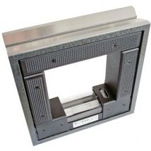 Rahmenwasserwaage din 877 Genauigk.0,1 mm/m 0,6 mm/m 200x200x42cm - Roeckle