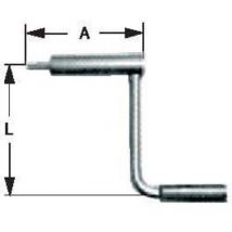 Röhm Gmbh - Handkurbel für rke-l 92mm röhm
