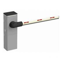 BIONIK BARRIER Schranke bis 6m Edelstahl AISI 304 36V DC Inklusive Befestigungssockel und Zubehör