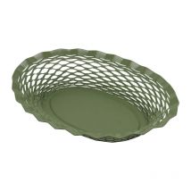 Roger Orfèvre - Corbeille à pain kaki 25x18 cm