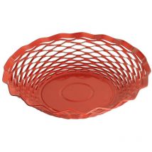 Roger Orfèvre - Corbeille à pain rouge 24.5 cm