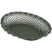 Roger Orfèvre - Corbeille à pain vert sapin 25x18 cm