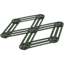 Roger Orfevre - Roger Orfèvre - Dessous de plat étirable vert sapin 25x12 cm