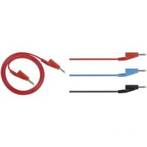 HZ10R Messleitungs-Set Lamellenstecker 4 mm Lamellenstecker 4 mm 1.00 m Rot 1 St. - Rohde&schwarz