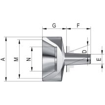 Röhm Inserts Interchangeables Pour Pointes De Centrage Mobiles, Taille 108, A - 070710