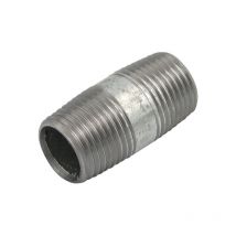 Rohrdoppelnippel 1/2 Zoll 21,3 x 40 mm DN15 Rohrnippel Langnippel