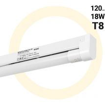 Kit Röhrenhalterung + LED-Röhre T8 - 18W - 120cm