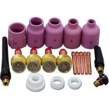 Rohrkörper Für Gasdiffusor Tig 10n 45 V Jumbo Großer Durchmesser Düsen Aus Aluminiumoxid-keramik 57n75 57n74 53n88 53n87 53n89 Für Sr Wp 17 18 26 Wig-