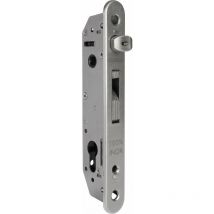Rohrrahmenschloss Fortylock mit Hakenriegel, pz 92,DM 20 mm,Stulp rund,Edelstahl