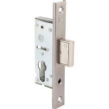 WSS - Rohrrahmenschloss (Einsteckschlosss) U-Stulp mit Riegel dm 30 Edelstahl