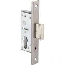 WSS - Rohrrahmenschloss (Einsteckschlosss) U-Stulp mit Riegel dm 34 Edelstahl