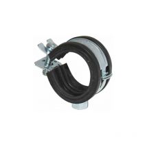Rohrschelle 20-23mm 1/2'' einteilig Schelle verzinkt mit Schallschutzeinlage m. Automatic M8 3413023