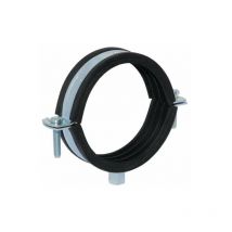 Rohrschelle 40-43mm 5/4'' einteilig Schelle verzinkt mit Schallschutzeinlage m. Automatic M8 3413043