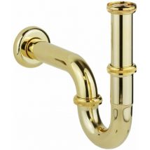 Rohrsiphon Für Waschbecken In Goldfarbe, Anschluss 1 1/4 Resp 086114o Gold