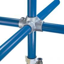 Rohrkreuzverbinder 5-fach Größe 8 Typ 40 Bohrung 40 mm Kee Safety