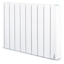 Rointe - BRN0880RAD belize digitaler thermischer Strahler verbunden 8 Elemente 880W 575x747x98mm weiß ral 9010