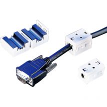 11.05.1006 Ferrit-ringkern Geteilt 275 Ω Kabel-ø (max.) 6.5 Mm (l X B X H) 32 X 19.50 X 19 M - Roline