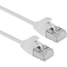 21153300 RJ45 Câble réseau, câble patch cat 6a u/ftp 0.15 m gris 1 pc(s) C646802 - Roline