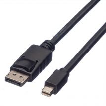 Roline - Câble DisplayPort, dp St - Mini dp St, Noir, 1,5 m (11.04.5638)