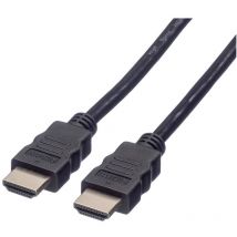 ITB - Câble de raccordement Roline hdmi Fiche mâle hdmi-a 5.00 m noir 11.04.5545 4K uhd, blindé Câble hdmi
