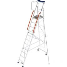 Centaure - Mobile Stehleiter 12 Stufen - Maximale Arbeitshöhe 5.05m - ERM-12