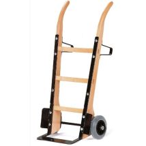 Rollcart Holzsackkarre -121- Aus Buchenholz Vollgummi 370x140mm Stahlblechschaufel Mit Beschlag Über Gesamthöhe