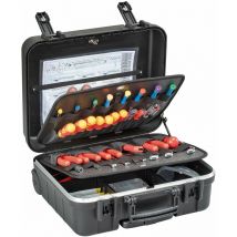 Wemag Werkzeugkoffer mit Rollen 5000 Gramm schwarz