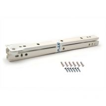 Roller Drawer Runners Metal Slides White Colour Kitchen + Free Fixing Pack - Size 300mm - Pack of 1