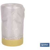 Kreppband + Kunststoffrolle 80° (120 cm x 22,5 m)