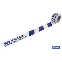 Cofan Polizeimarkierungsband 80 mm x 100 m – Papier kraft